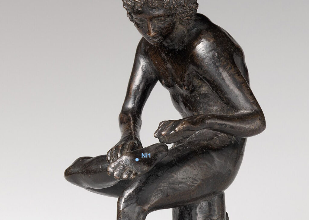 Nierenmeridian Fußunterseite