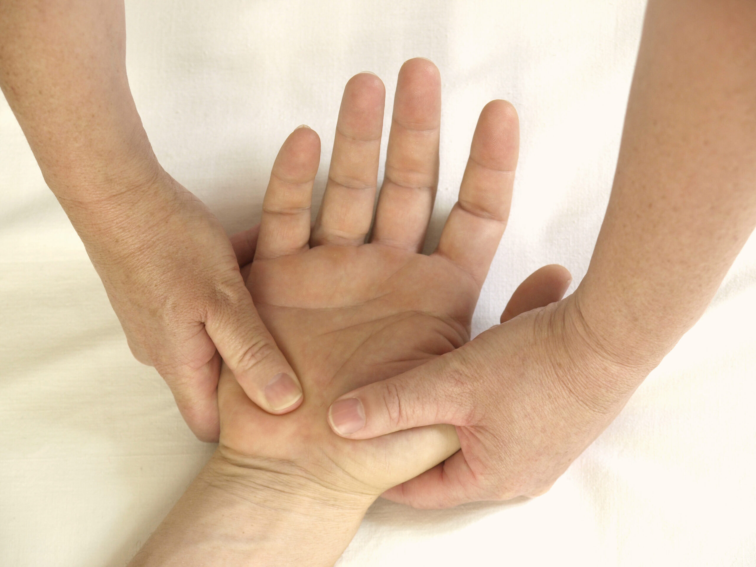 Shiatsu an den Händen